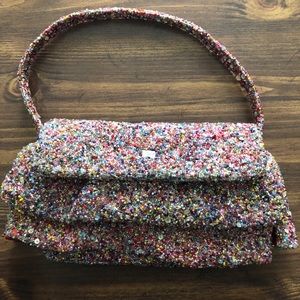 Beaded evening purse